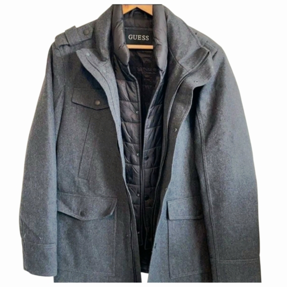 NEW *Men's Charcoal Grey “GUESS” Performance Jacket (Size XXL) - Picture 5 of 12